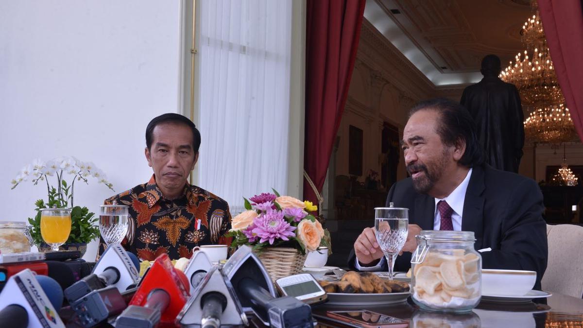 Surya Paloh: Jujur Saja, Jokowi Belum Sempat Beri Ucapan HUT NasDem