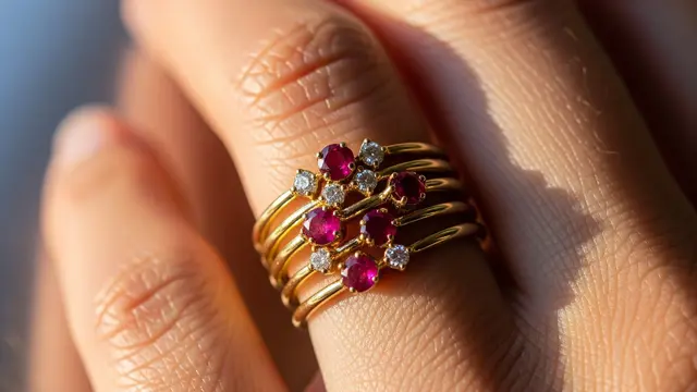Model Cincin dengan Batu Rubi Prediksi Tren di 2026 (AI)