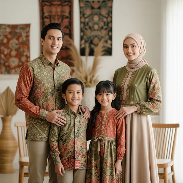 Busana Lebaran 2026 untuk Keluarga Muda (Gemini AI)