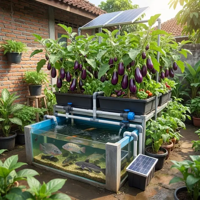 Ide Kebun Terong di Kebun Ukuran 2x2 Tapi Panen Melimpah