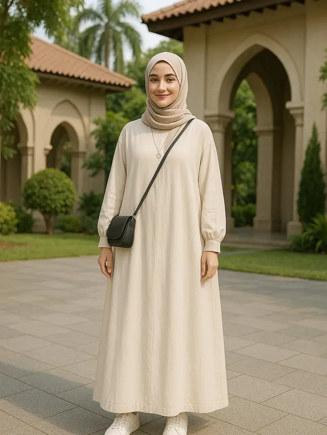 Model Gamis Oversized untuk Sehari-hari