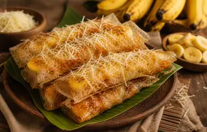 Resep Crispy Rice Paper Banana Cheese: Camilan Viral yang Mudah Dibuat di Rumah