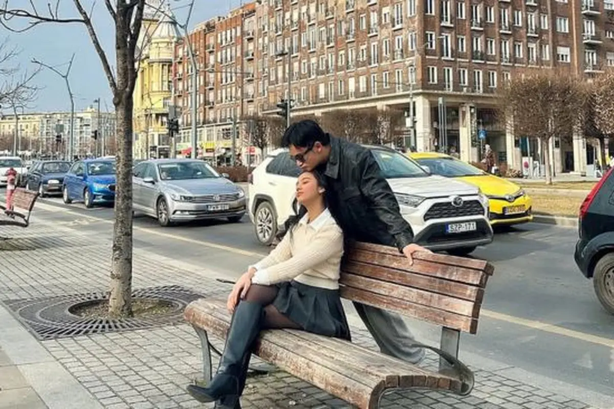Potret Mesra Randy Martin dan Lyodra di Budapest. (instagram/randymartinnn)
