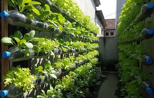 Barang Bekas yang Bisa Jadi Material Hidroponik. (Foto: AI)