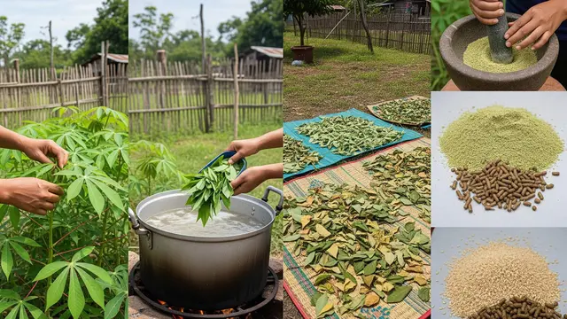 Cara Membuat Pakan Lele dari Dedaunan