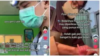 POV Gen Z Jadi Tenaga Kesehatan Ini Kocak. (Sumber: X/@trefentw)