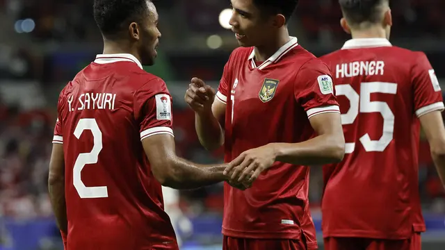 Selebrasi Marselino saat Indonesia melawan Irak di Piala Asia 2023