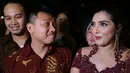 "Awalnya ngomel. Ngomel, 'Ntar aku bisa foto nggak ya' . 'Kamu ngomong kek'. 'Ngomong gimana'," tutur Anang Hermansyah menirukan percakapannya dengan Ashanty. (Adrian Putra/Bintang.com)