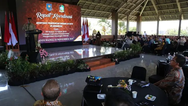 Kemendagri Gelar Rakor Akuntansi Basis Akrual di Banyuwangi
