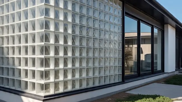 Model Fasad Rumah dengan Glass Block (Sumber: Meta AI)