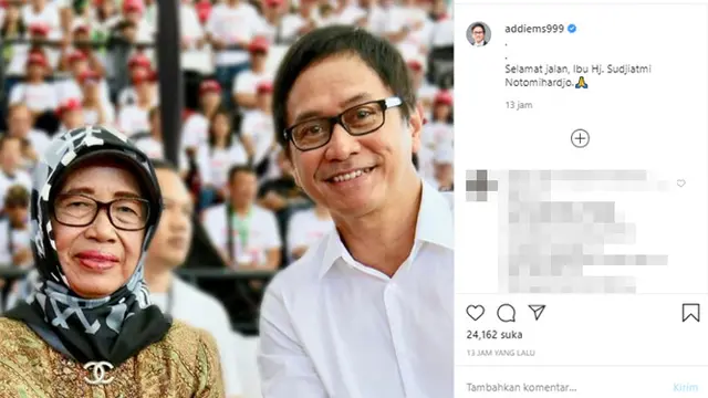 7 Ucapan Duka Selebriti Atas Meninggalnya Ibunda Presiden Joko Widodo