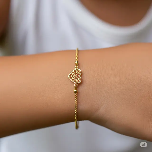 Model Gelang Emas Anak Perempuan SD. Foto: Gemini