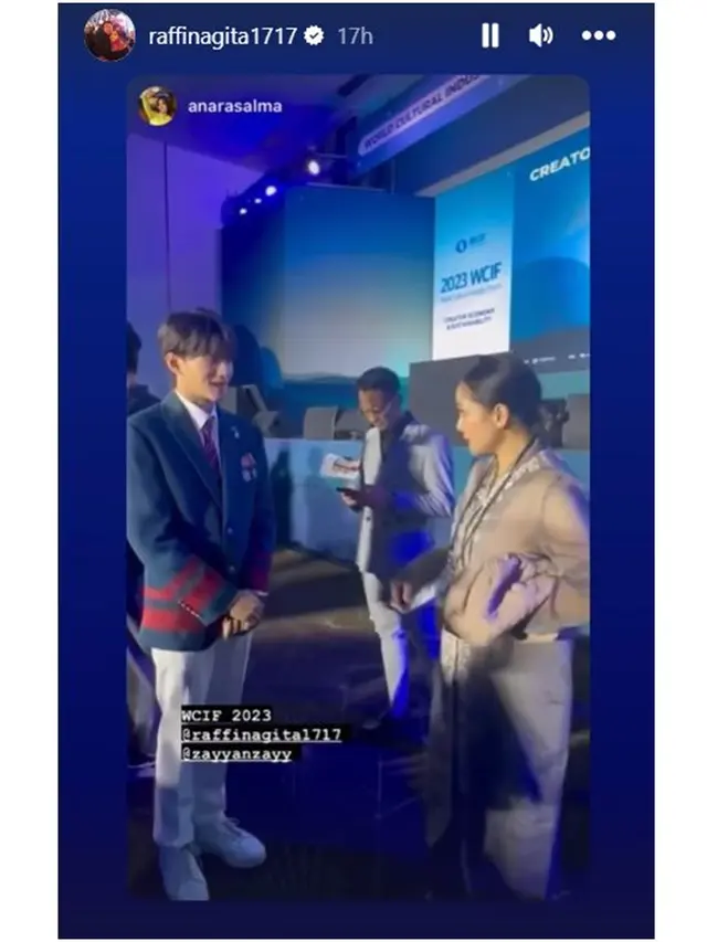 Nagita Slavina dan Muhammad Zayyan