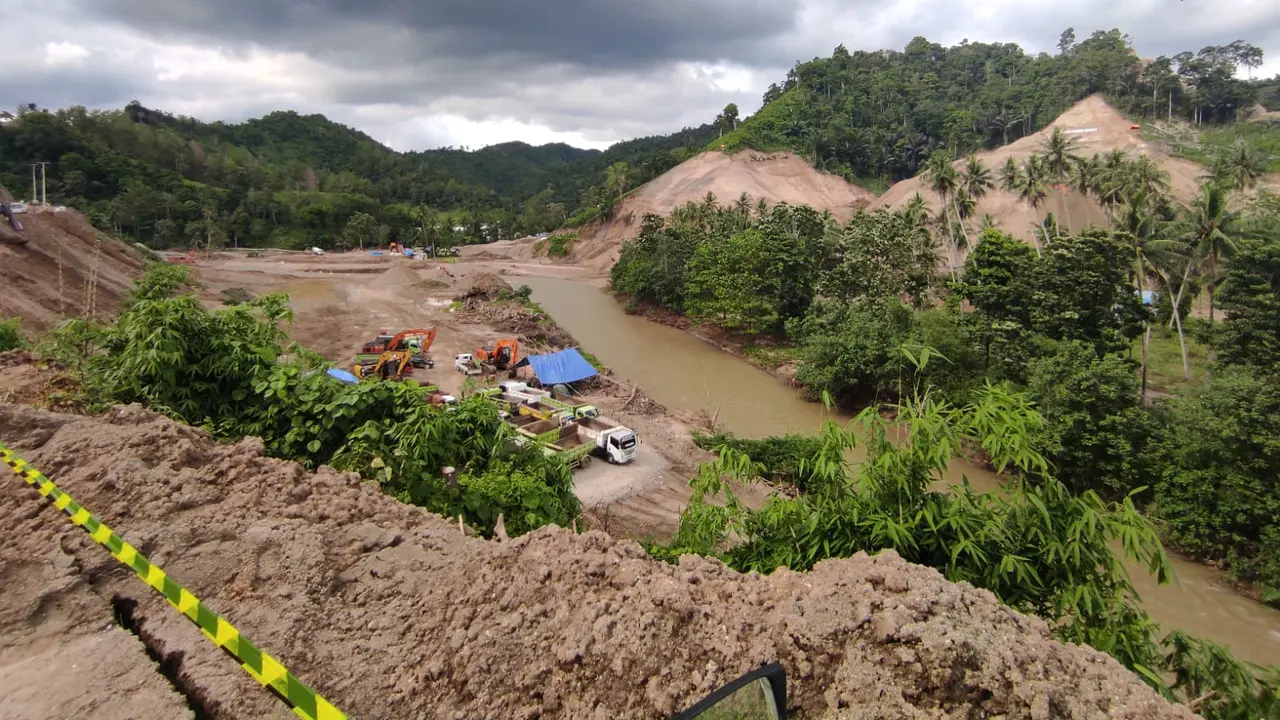 Lokasi Proyek Strategis Nasional bendungan bulango ulu. Foto: Sarjan (Arfandi/Liputan6.com)