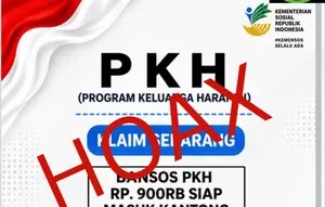 Cek Fakta: Tidak Benar Link Pendaftaran Bansos PKH 2026