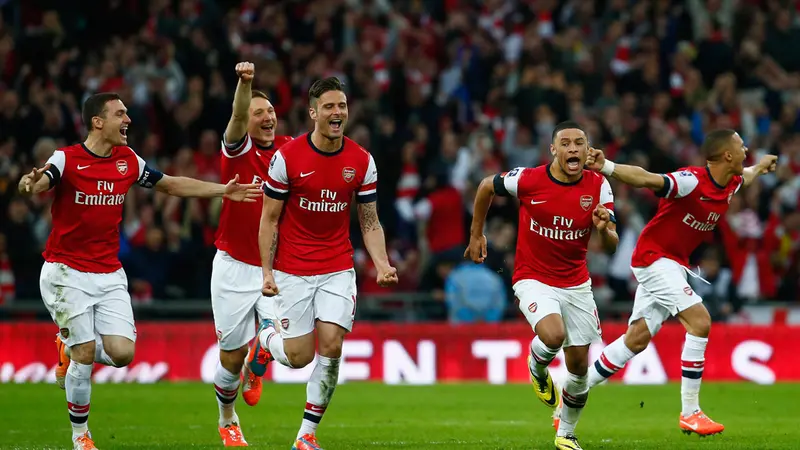 [Foto] Arsenal Lolos Ke Final Piala FA