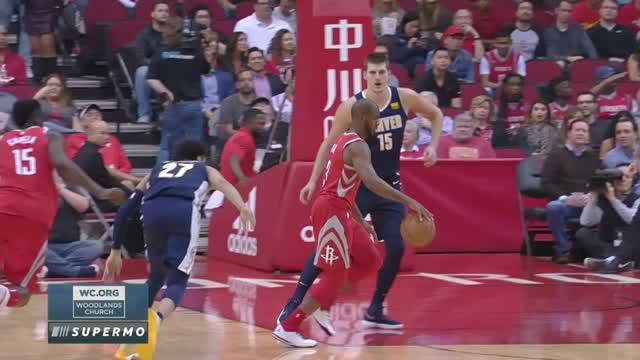 Houston Rockets mengalahkan Denver Nuggets dengan skor 125-95 dalam lanjutan pertandingan NBA 2017-2018.