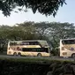 Bus Double Decker PT. Putera Mulya Sejahtera jurusan Bogor-Wonogiri.