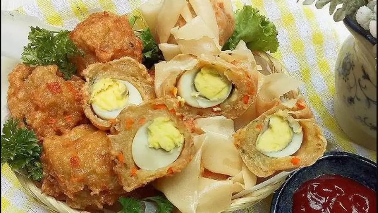 Siomay Udang Puyuh Krispi