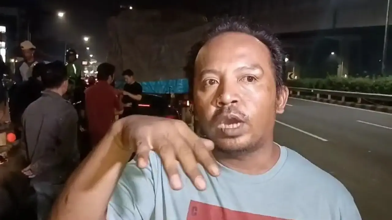 Sopir truk yang ditabrak Porsche.