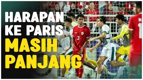 VIDEO: Sedih Berjamaah, Reaksi Warga Nonton Bareng Timnas Indonesia U-23 Setelah Kalah dari Irak