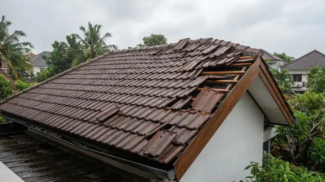 7 Tanda Genteng Rumah Bergeser Setelah Hujan dan Angin Kencang, Waspadai Kebocoran & Kerusakan Atap