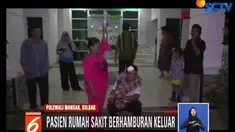 Usai gempa, sejumlah pasien mengaku trauma dan memilih untuk dirawat di lantai satu rumah sakit.