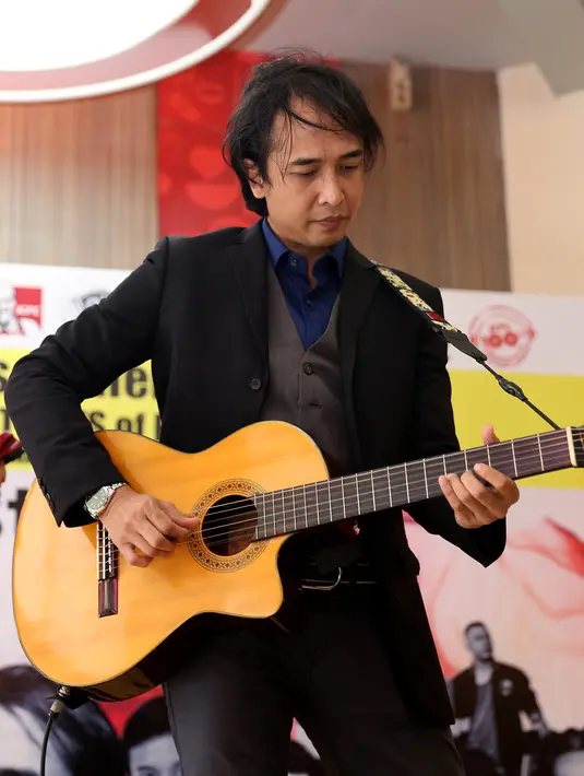 Piyu sempat menjadi cameo difilm ‘Slank Engga Ada Matinya The Movie’. (Andy Masela/Bintang.com)