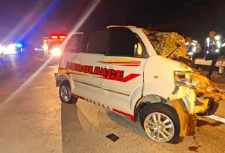 Kecelakaan beruntun di Tol Batang. (Antara)