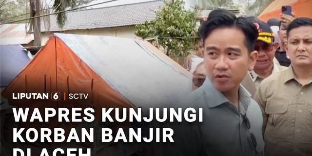 Wapres Kunjungi Korban Banjir di Aceh
