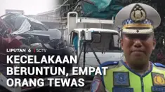 Sebanyak sembilan kendaraan terlibat kecelakaan beruntun di Deli Serdang, Sumatra Utara. Terdapat empat orang meninggal dunia dan delapan orang terluka.