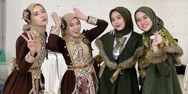 Penampilan Nabilah Ayu yang Tetap Berhijab untuk Konser 10 Tahun JKT48
