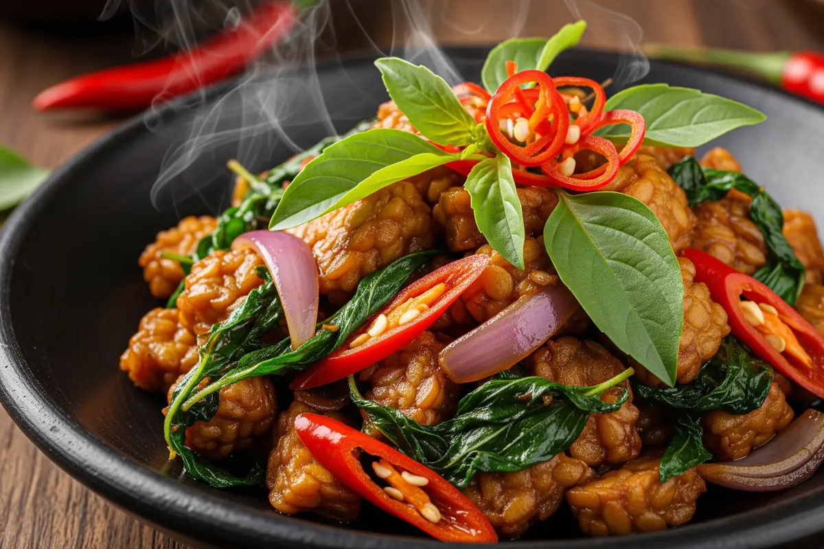 Tumis Tempe Kemangi