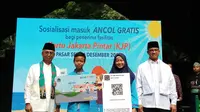 Gubernur DKI Anies Baswedan Resmi Luncurkan Gratis Masuk Ancol untuk Pemegang KJP. (Liputan6.com/Anendya Niervana)