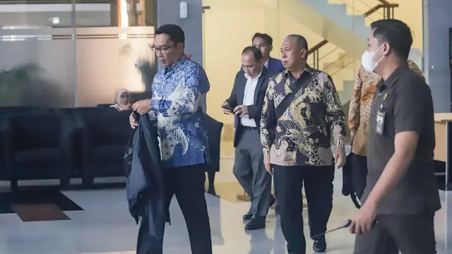 Usai Diperiksa Penyidik KPK, Ridwan Kamil Mengaku Lega