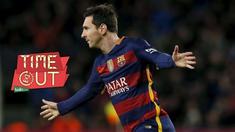 Lionel Messi membuat penalti unik saat Barcelona menghadapi Celta Vigo dalam lanjutan La Liga, Senin (15/2/2016) dini hari WIB.