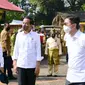 Presiden Joko Widodo (Jokowi) melakukan diskusi dengan Ketua Umum Kadin Indonesia, Arsjad Rasjid, seluruh pimpinan Kadin Indonesia serta 34 Ketua Kadin Provinsi sekaligus untuk merayakan HUT Kemerdekaan RI ke-77.