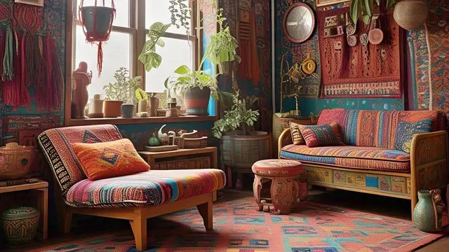 Rumah kecil artistik/ AI Image