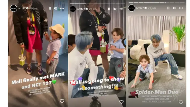 Konten Kreator Cilik Bernama Mali Berhasil Bertemu dengan Sang Idola, Mark Lee NCT 127