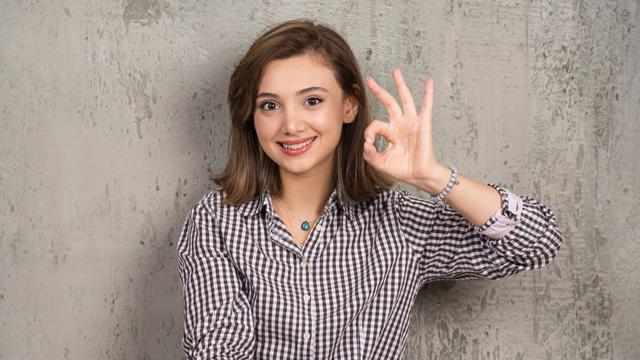 Ilustrasi diri sendiri, percaya diri, optimistis