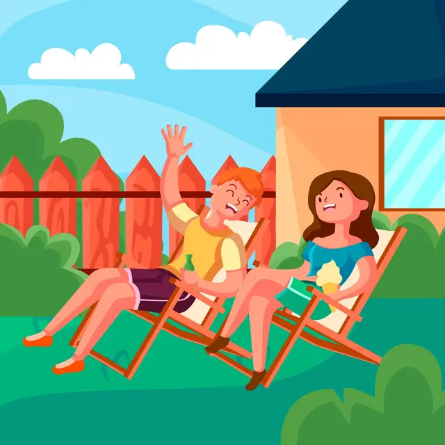 Ilustrasi staycation