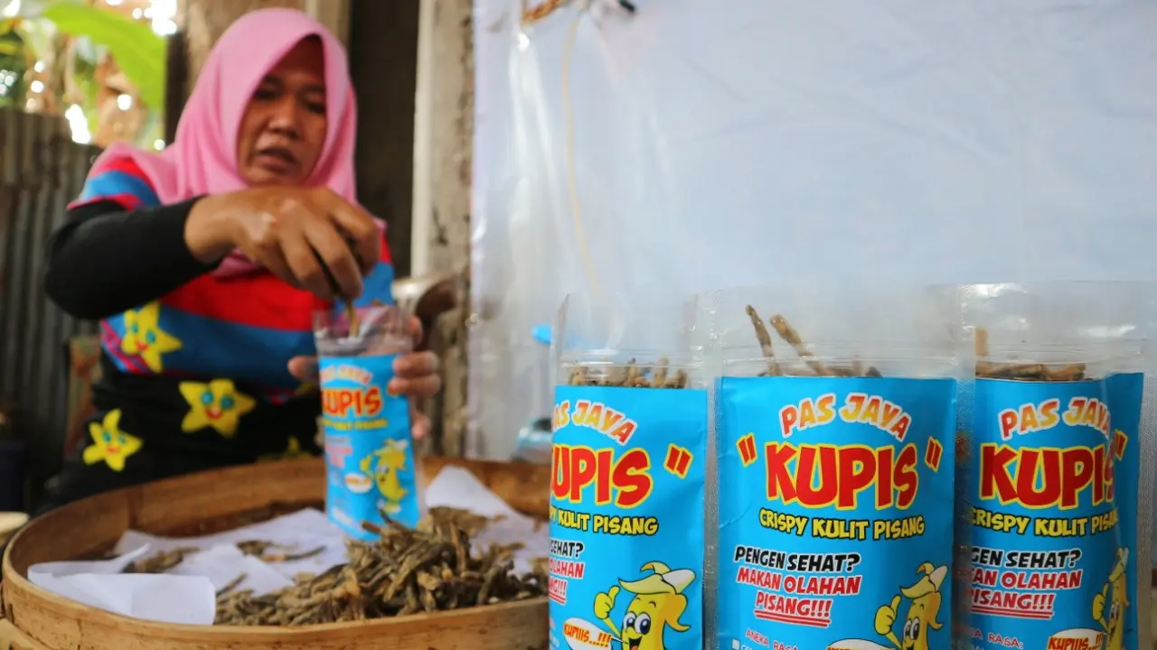 Keripik kulit pisang
