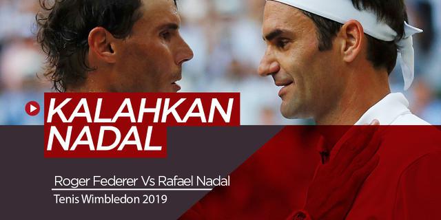 VIDEO: Melihat Aksi Roger Federer Saat Kalahkan Rafael Nadal di Tenis Wimbledon 2019