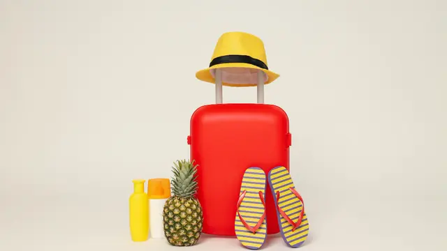 Ilustrasi berangkat staycation