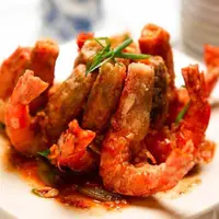 Jadikan seafood sebagai menu makan siang dengan udang saus madu pedas.| Via: rajamakan.com