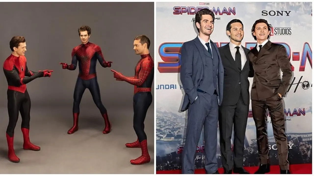 6 Potret Kebersamaan Tiga Pemeran Spider-Man, Selalu Seru dan Kocak