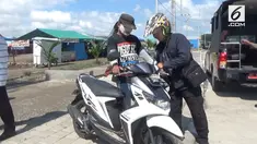 Seorang pengemis di Madiun, Jawa Timur kepergok memiliki sebuah motor.