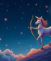 logo ramalan zodiak sagittarius (sumber: AI generated)