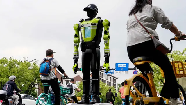 Ilustrasi Robot Humanoid