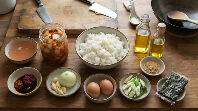 Nasi Goreng Kimchi tanpa Gochujang